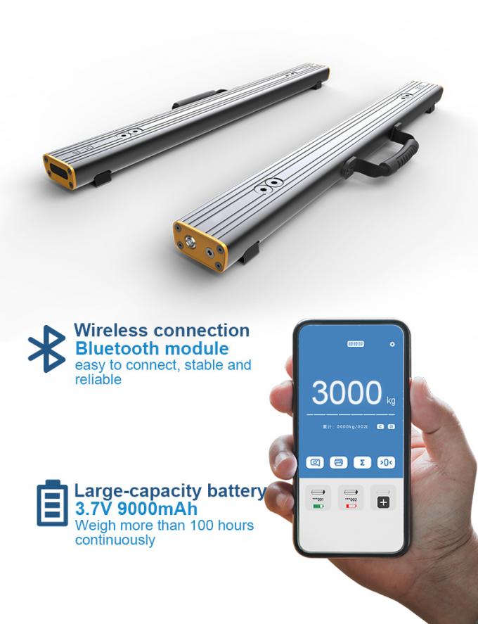 Промышленная шкала Bluetooth для поддонов, штанга для взвешивания 1500 кг портативная весы 4
