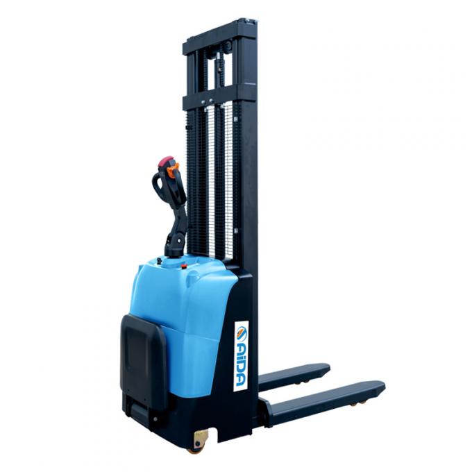 Stand On Walkie Electric Stacker Вилочная погрузка мощностью 1,5 тонны горизонтальный электрический набор 0
