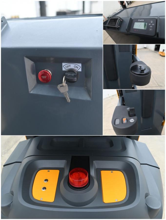 ISO Approved Warehouse Picker Machine электрический подъемный грузовик, специальный подъемник с платформой 3