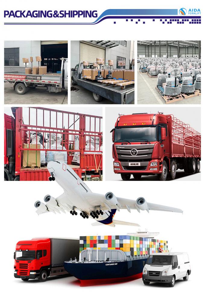 ISO Approved Warehouse Picker Machine электрический подъемный грузовик, специальный подъемник с платформой 8