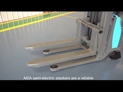 полуэлектрический подставщик поддонов